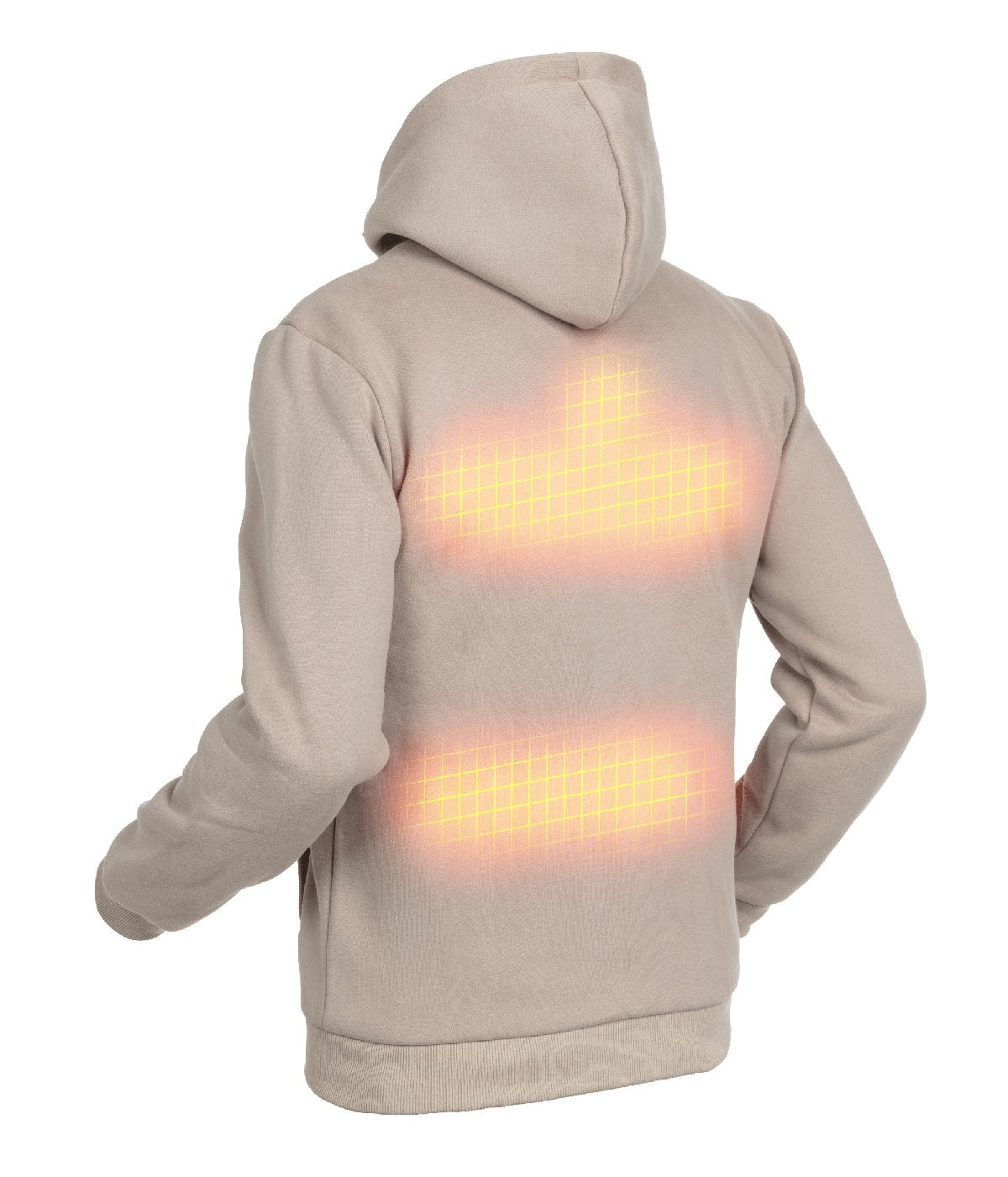 Hanorac incalzit - Barbati | Dual Heating - Beige